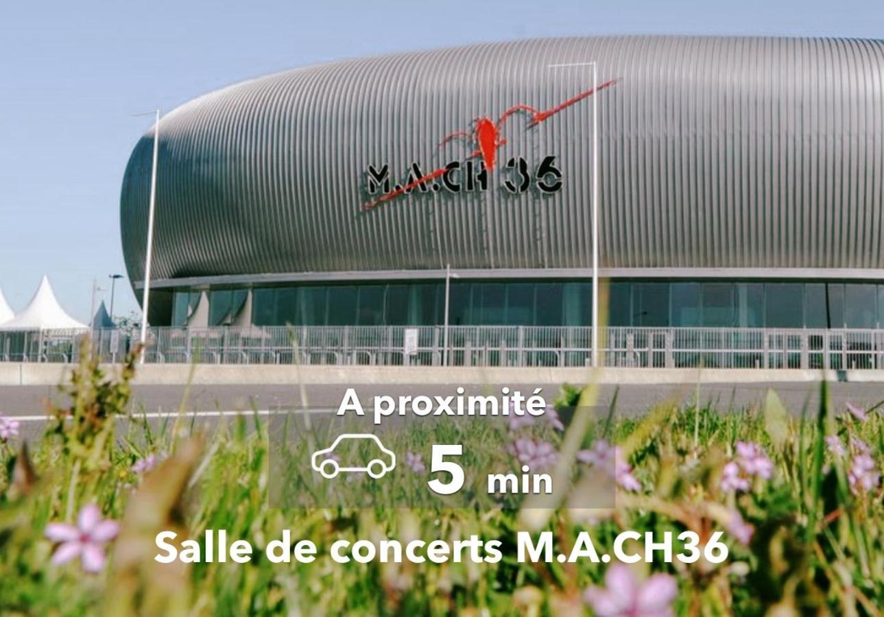 Le Boheme ⸱ Stationnement Gratuit ⸱ Fibre Apartment Deols Bagian luar foto