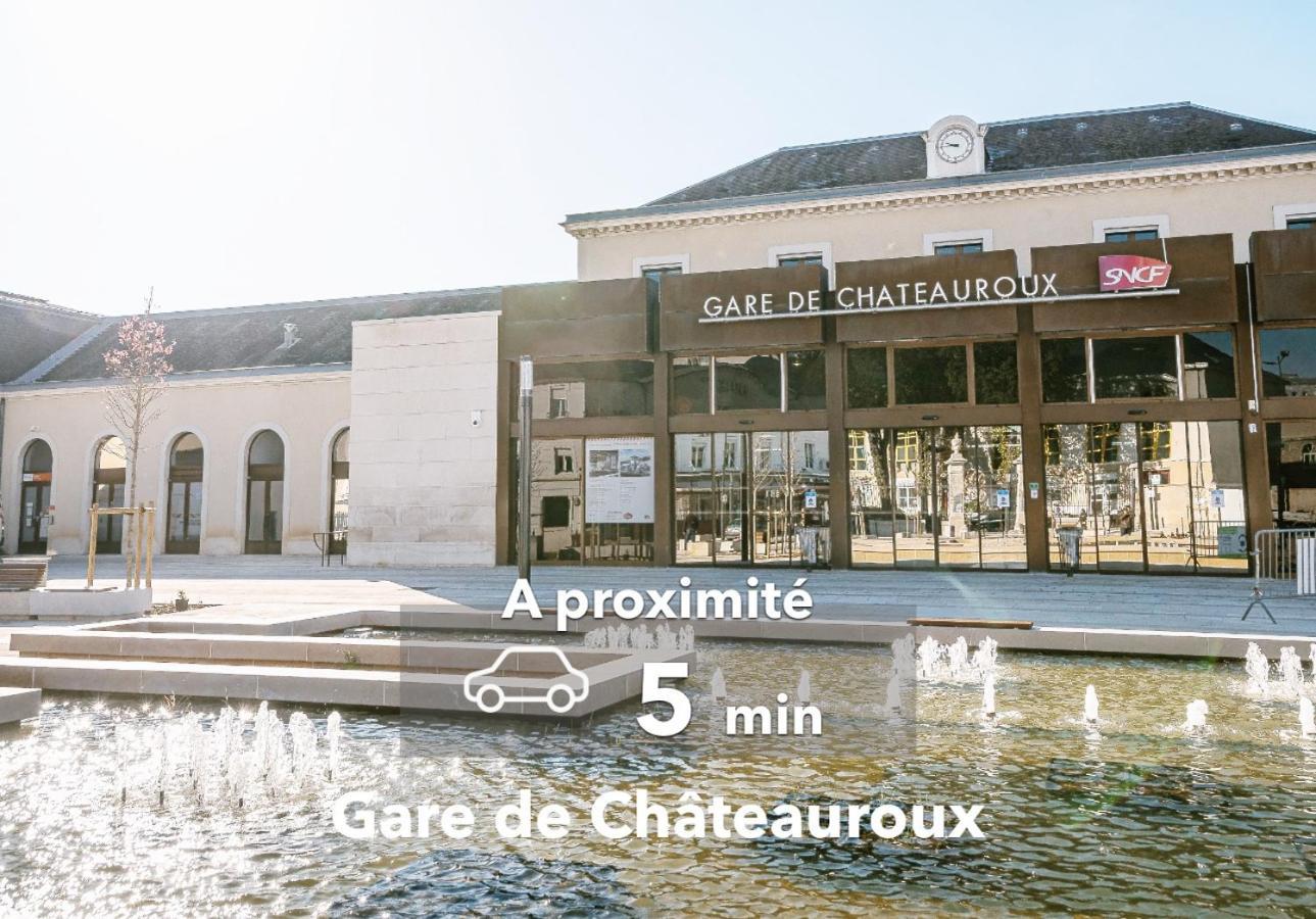 Le Boheme ⸱ Stationnement Gratuit ⸱ Fibre Apartment Deols Bagian luar foto