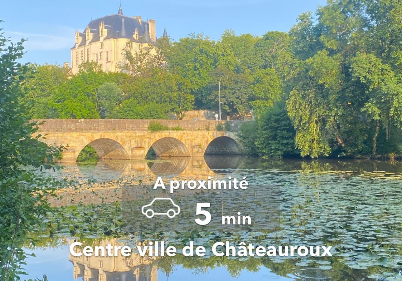 Le Boheme ⸱ Stationnement Gratuit ⸱ Fibre Apartment Deols Bagian luar foto